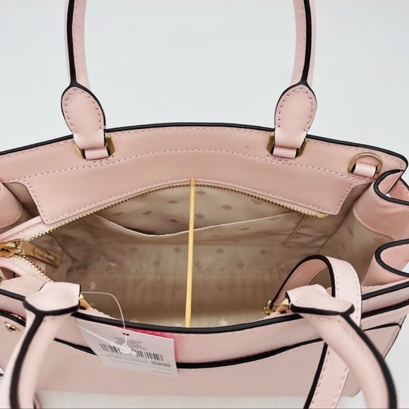 Kate Spade Staci Medium Satchel Crossbody Bag Light Pink - Picture 8 of 11